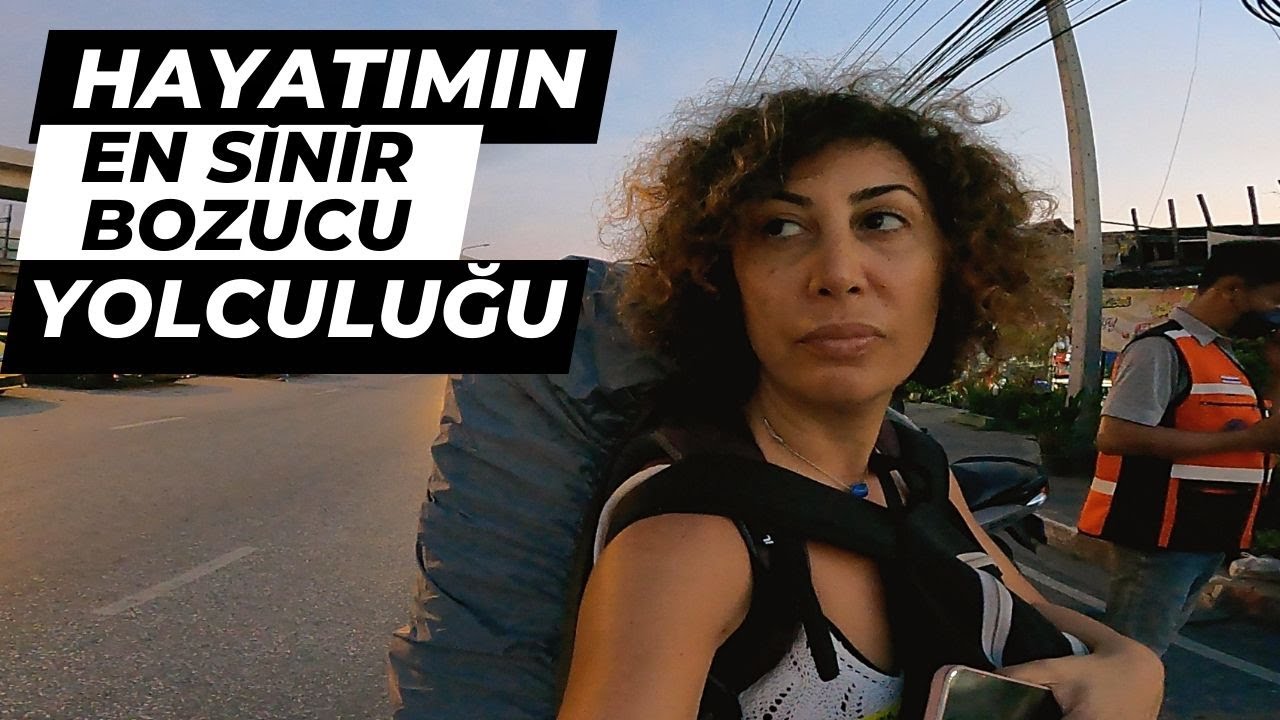 Tayland'da GECE OTOBÜSÜYLE Yolculuk Yapılır mı? - Bangkok 🇹🇭 - 111