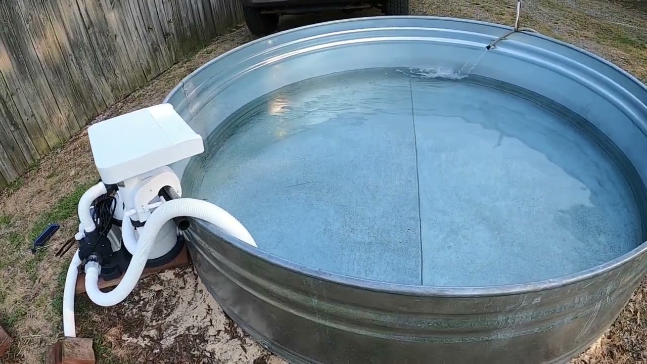 DIY Stock Tank Pool w/o cutting holes, she LOVES it!!