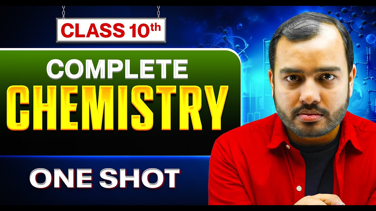 Complete CHEMISTRY in 1 Video | Class 10 Science Board Exam || Most Important Questions || Alakh Sir