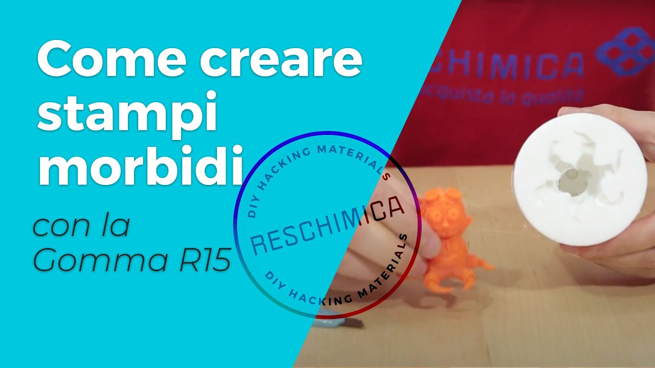 Come usare la Gomma Siliconica R15 per fare Stampi Morbidi