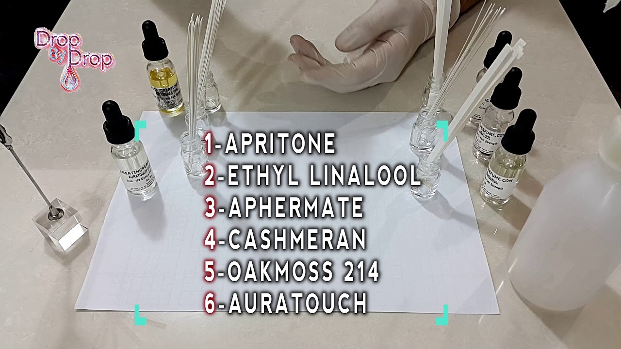 صناعة العطور I بناء العطر بأستخدام اوراق الاختبار