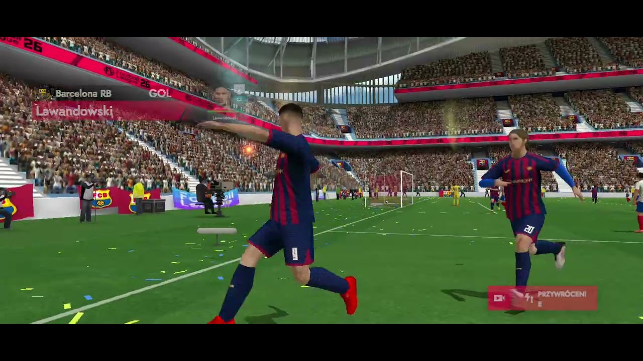 Liga mistrzów półfinał Barcelona vs Atletyko. Co za wolej Lewandowskiego 