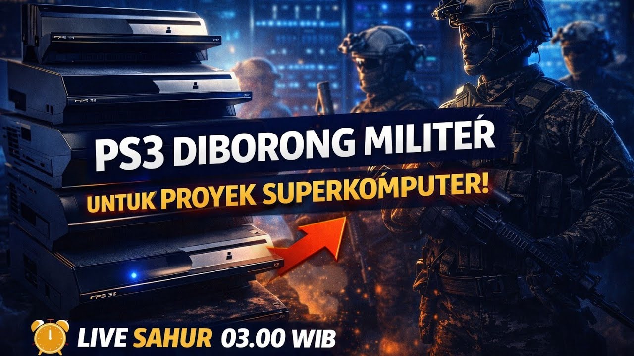 PS3 Diborong Militer Untuk Proyek Superkomputer!