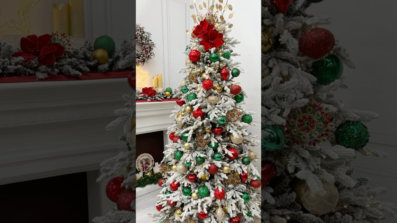 3 Looks with one Colour Change. Traditional Christmas Tree Theme 2024. #christmastreedecorating