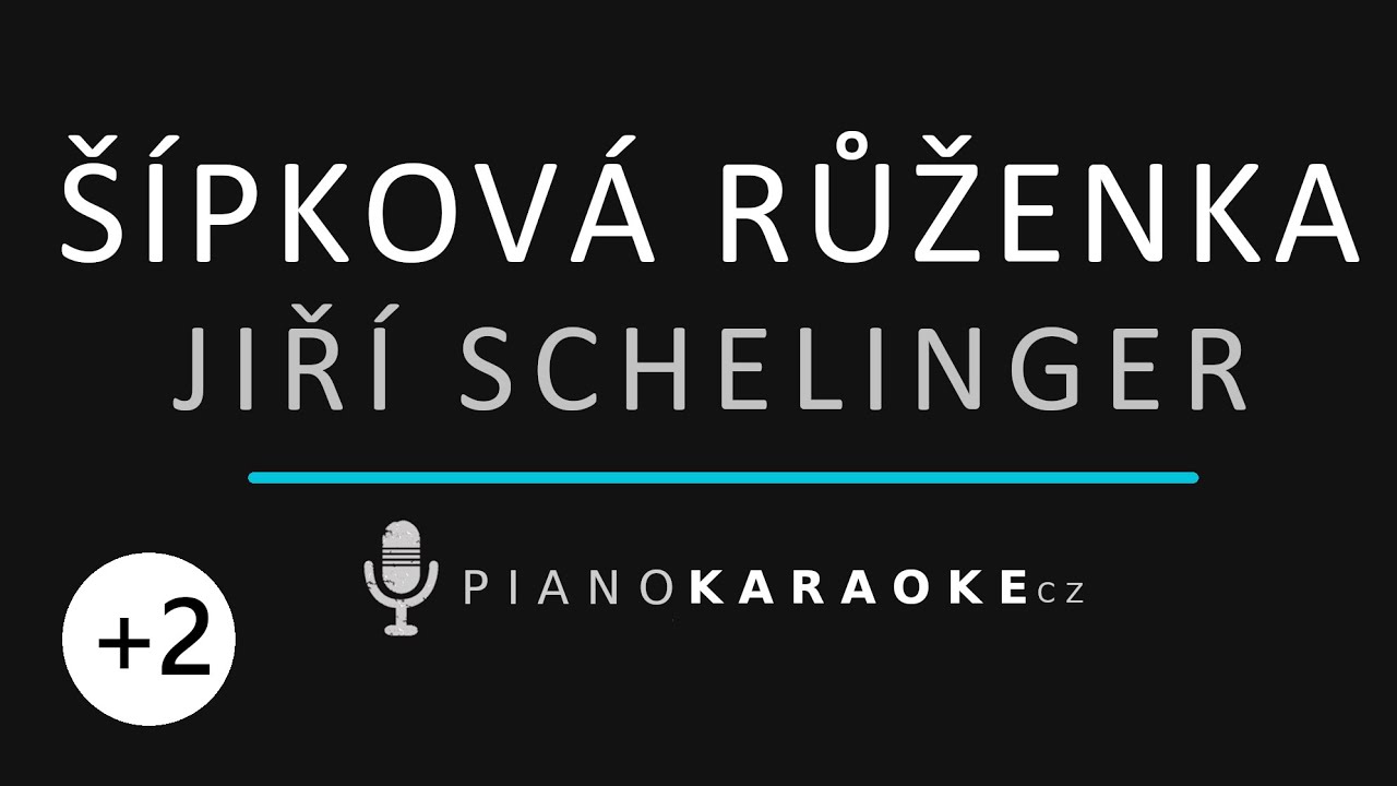 Jiří Schelinger - Šípková Růženka (Vyšší tónina) | Piano Karaoke Instrumental
