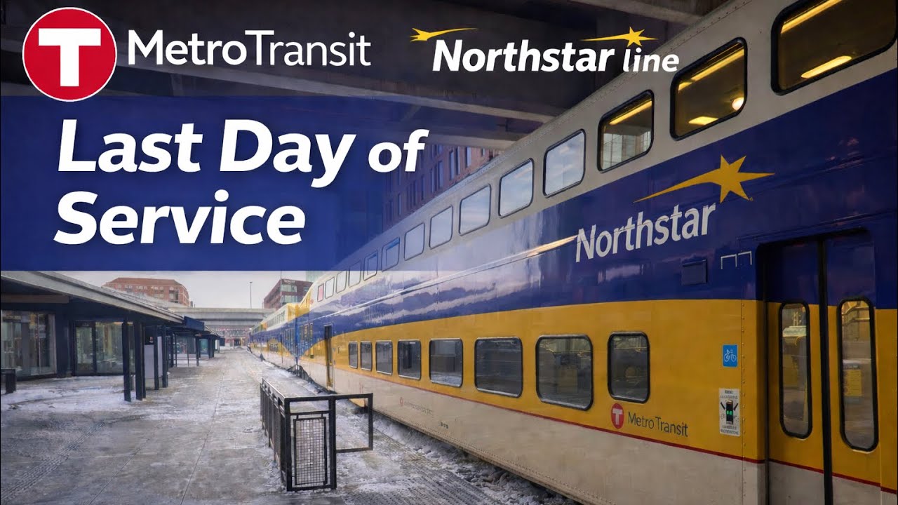 Last Northstar line round trip ride 