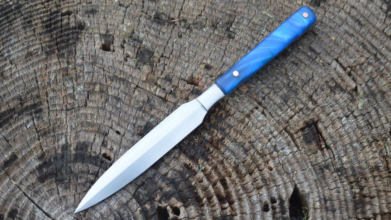 Forging A Integral Dagger From Rebar!!!