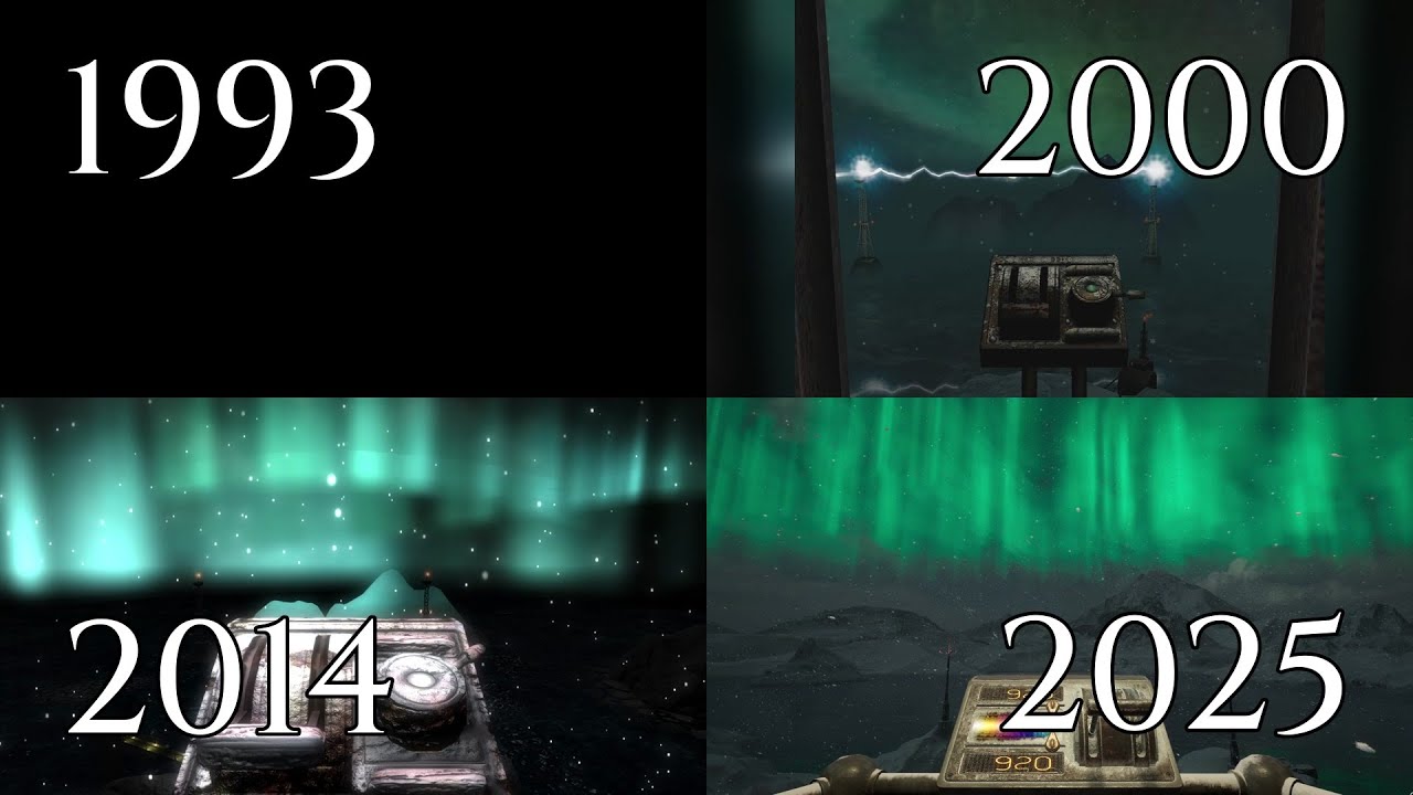 Myst: All versions side-by-side - Updated with Rime (2025)