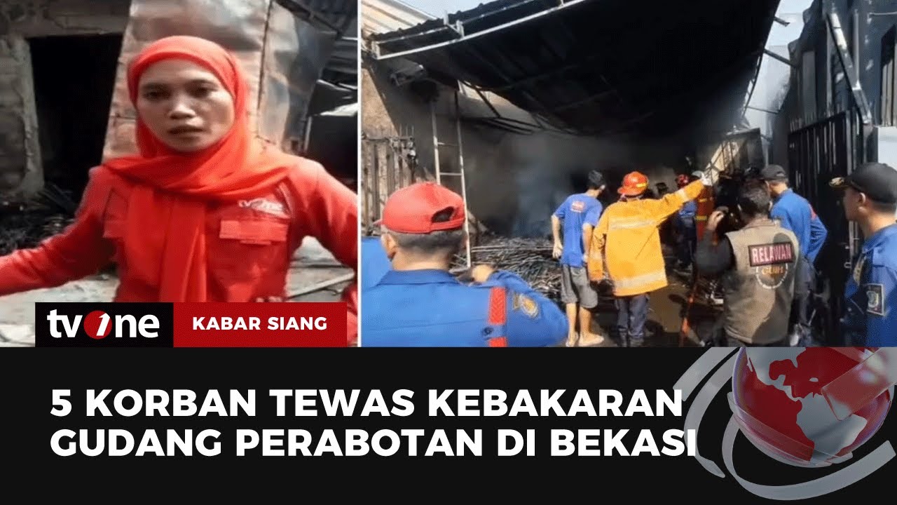 Gudang Perabotan di Jatikramat Terbakar, 5 Orang Tewas | Kabar Siang tvOne