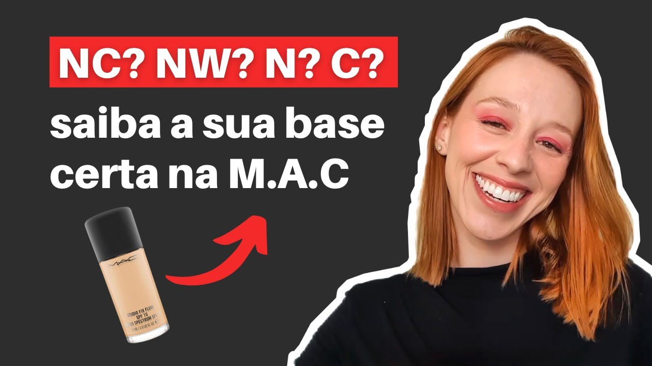 COMO ESCOLHER BASE STUDIO FIX MAC? | Entenda as cores NC, NW