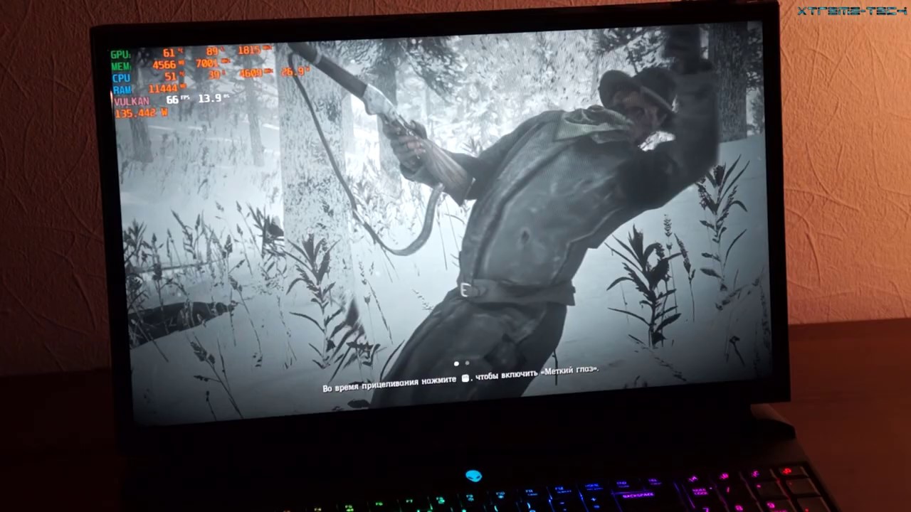 2020 ALIENWARE Area-51m Red Dead Redemption 2 1080p Gameplay | i9 9900KS + RTX 2080