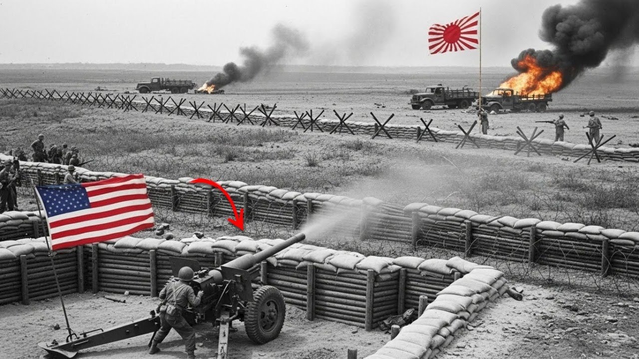 Japanese Couldn't Believe He Fired a Cannon Alone — Until 4 Trucks Exploded
