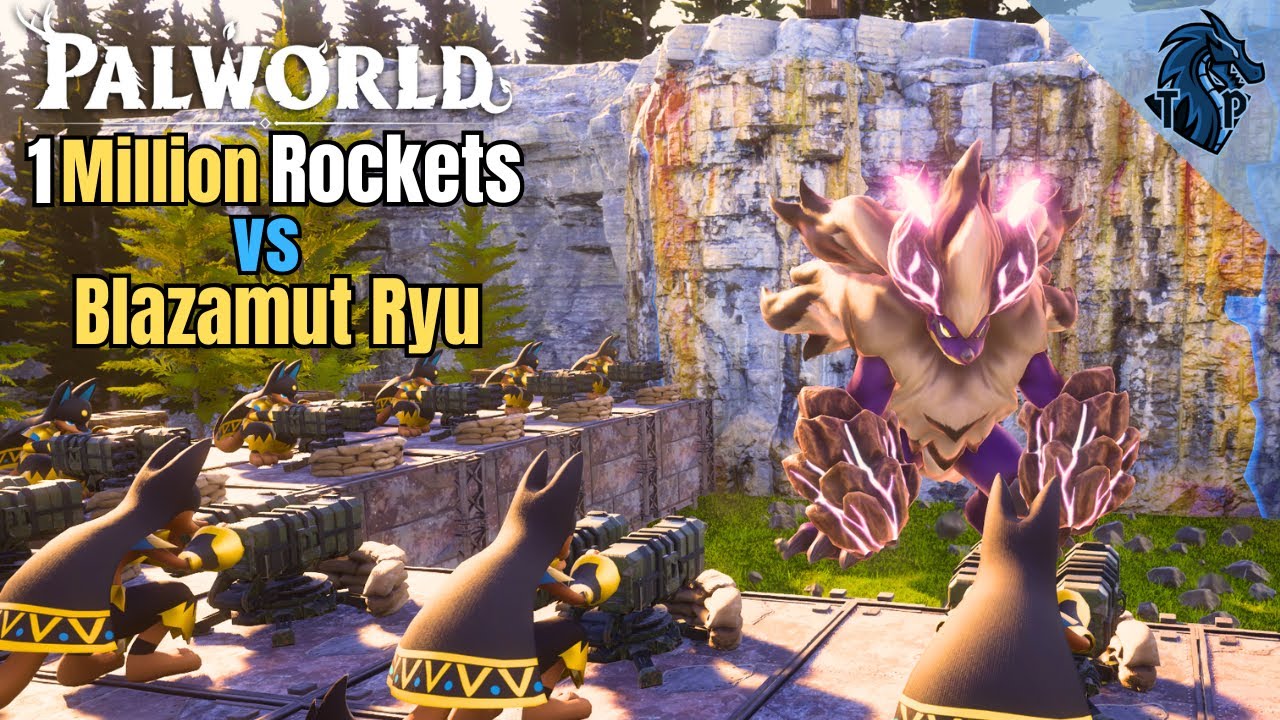 I Launched 1 Million Rockets at Blazamut Ryu in Palworld - Here's What Happened!