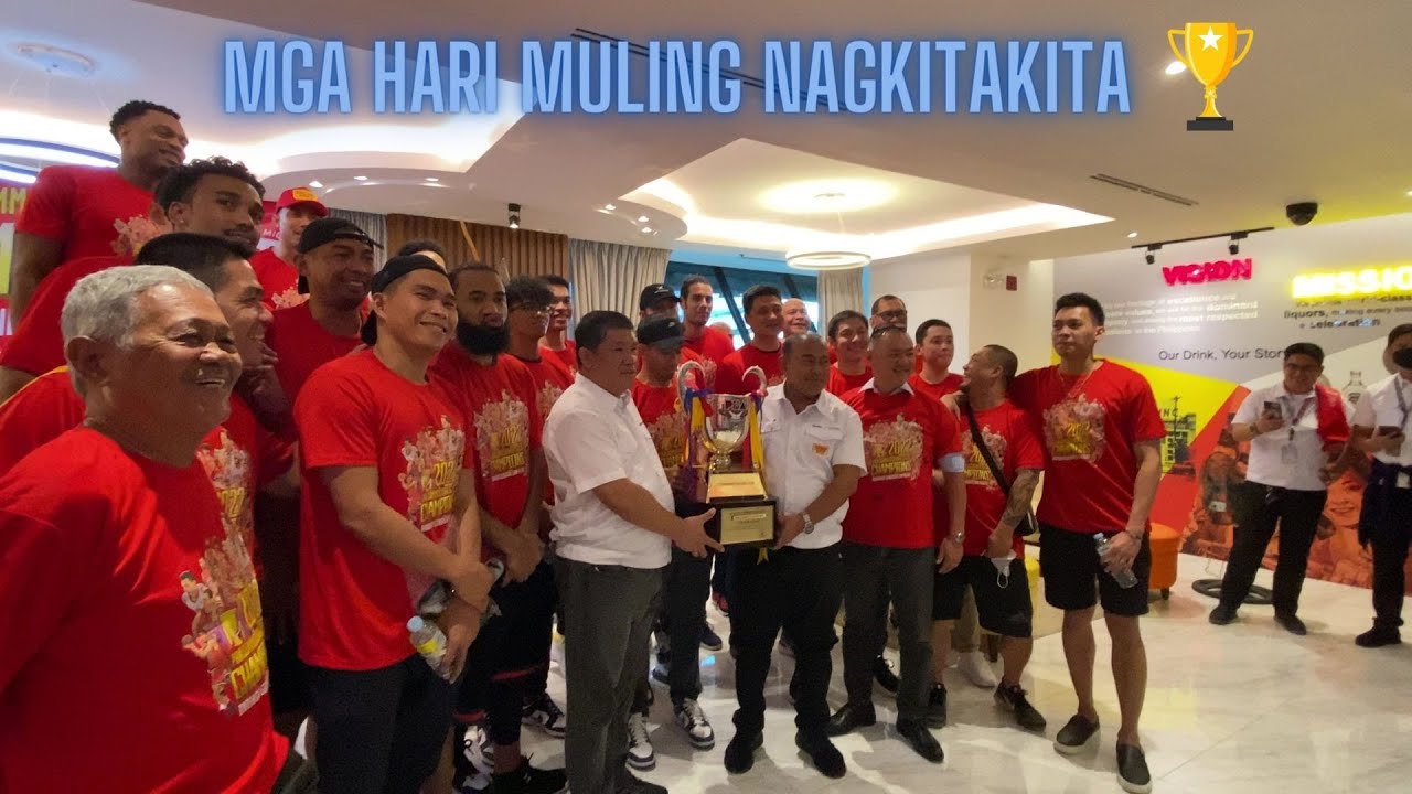 GINEBRA HEAD OFFICE BUMISITA ANG MGA CHAMP💯
