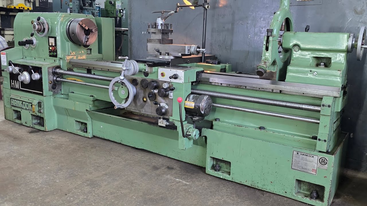 🟢 Used High Speed Gearhead Lathe Machine 