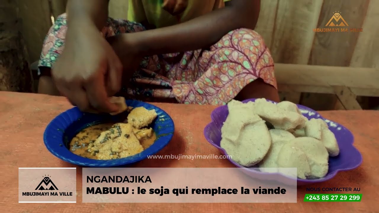 NGANDAJIKA [ MABULU ] : le soja qui remplace la viande