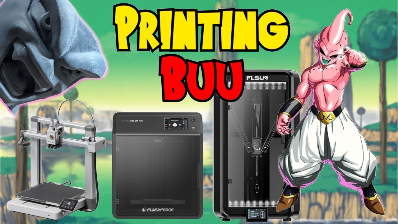 3D Printing A LIFE SIZED Kid Buu from Dragon Ball Z! | Part 1
