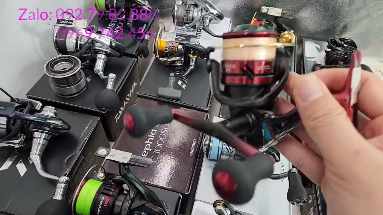 Thanh Lý Máy Câu Hàng Đẹp #máycâunhật #đồcâunhậtbãi #cầncâunhậtbản #maycau #cancaunhatbai #fishing