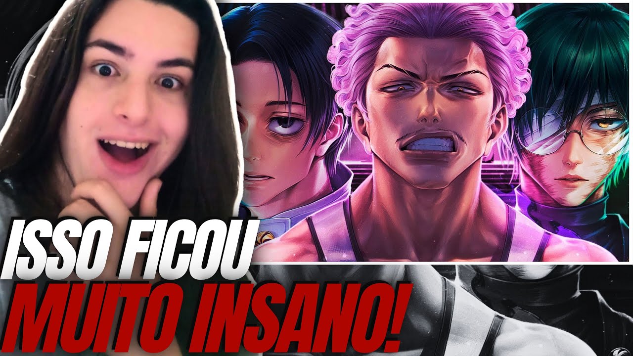 VIREI MT FÃ DA MAKI! REAGINDO a Nova Geração | AniRap | Jujutsu Kaisen - Maki, Hakari & Yuta