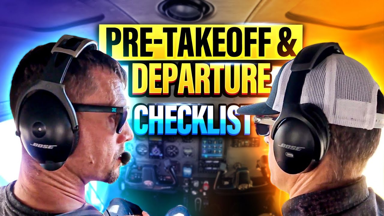 Cessna 172 Before Takeoff Checklist and Departure Flows