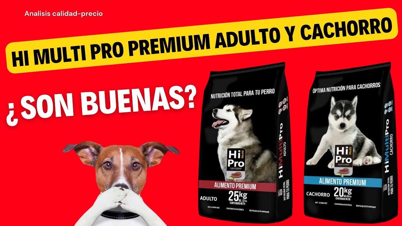 Analisis de Croquetas: Hi Multi Pro Premium Adulto y Cachorro