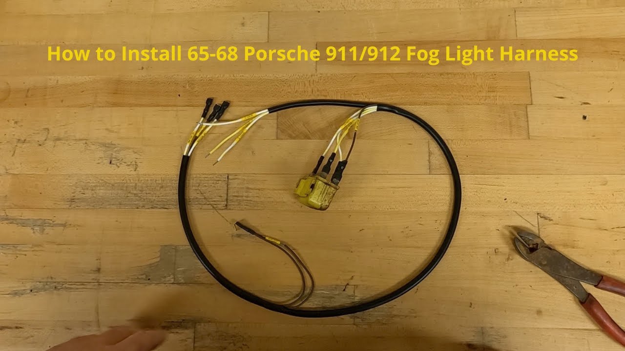 How to Install 65-68 Porsche 911/912 Fog Light Harness