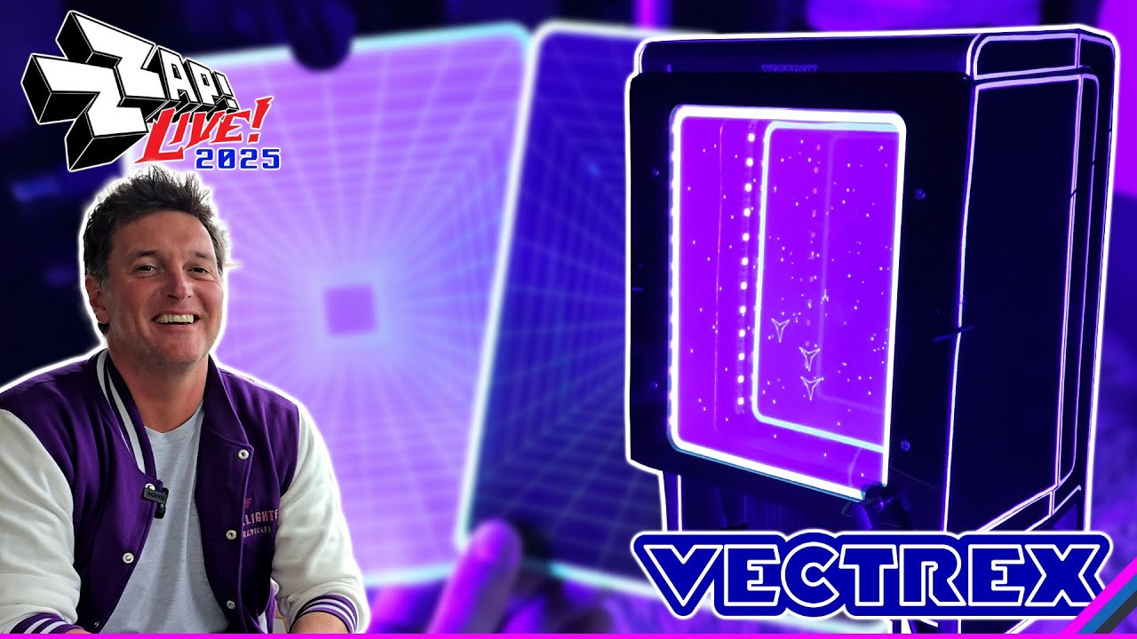Потрясающие накладки Vectrex Ultraviolet — интервью на ZAPP Live! 2025