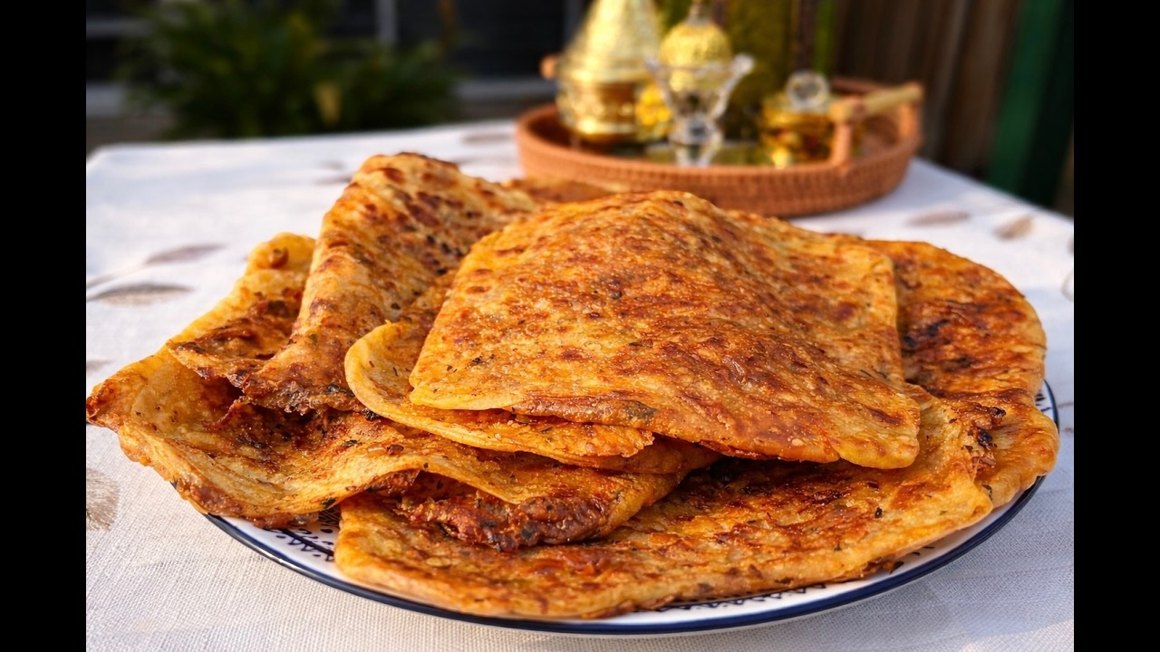 مسمن المقلة التقليدي لي ميخطى حتى دار 😍 مورق بنة يا سلام و بدون دقيق ابيض|  شهيوات رمضان