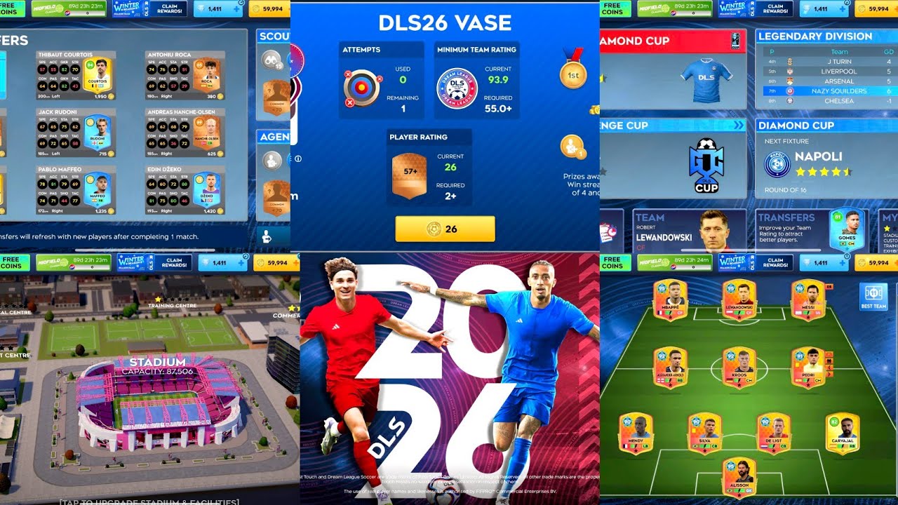 Совершенно новый DLS 2026!!! Dream League Soccer 2026