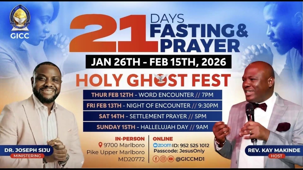 Welcome To Day-1 of Holy Ghost Fest | 02.12.26