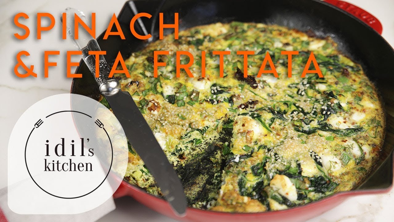 Spinach & Feta Frittata 💚 EGG-CELLENT 🥚🍳