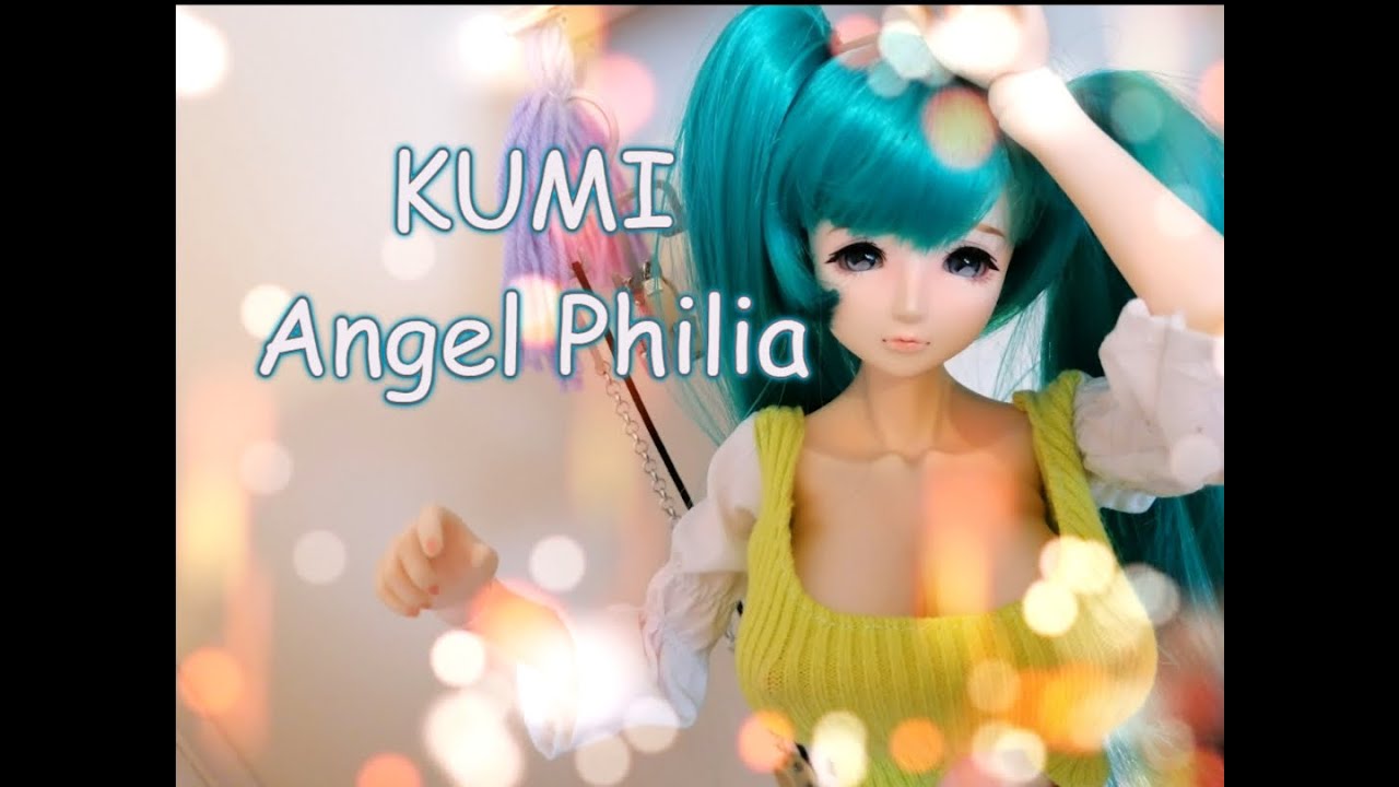 Angel Philia Kumi doll - unboxing, chatting and comparing. BJD like vinyl doll.