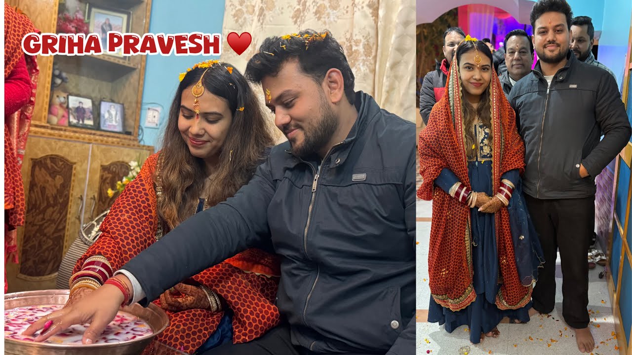 Bhabi Ka Griha Pravesh 😍 | Welcome Home Bhabi ♥️ | Preeti with blogs 