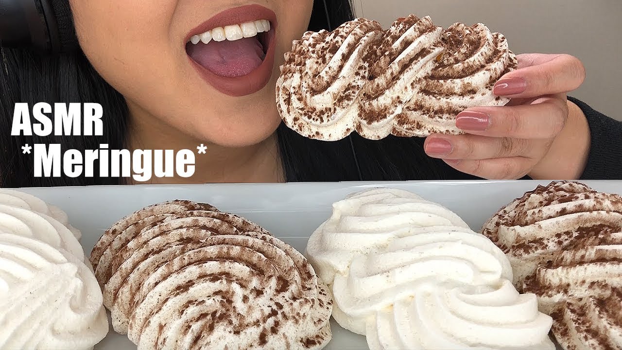** ASMR MERINGUE COOKIE ** Eating Sounds | ASMR Eating No Talking | ASMR Phan