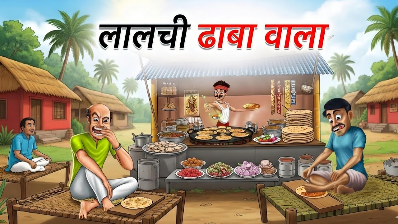 लालची ढाबा वाला | Lalchi Dhaba Wala | Hindi Moral Story | Hindi Kahaniyan | Fintok Toon
