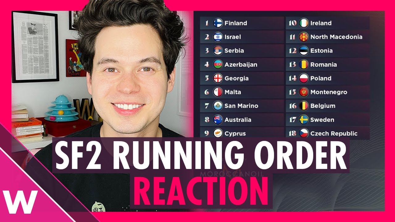 Eurovision 2022: Semi-Final 2 Running Order (Reaction)