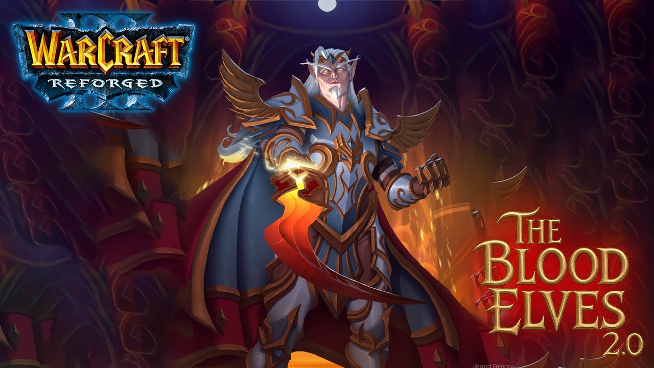Blood Elves Custom Race vs Undead | Warcraft 3 Reforged Gameplay