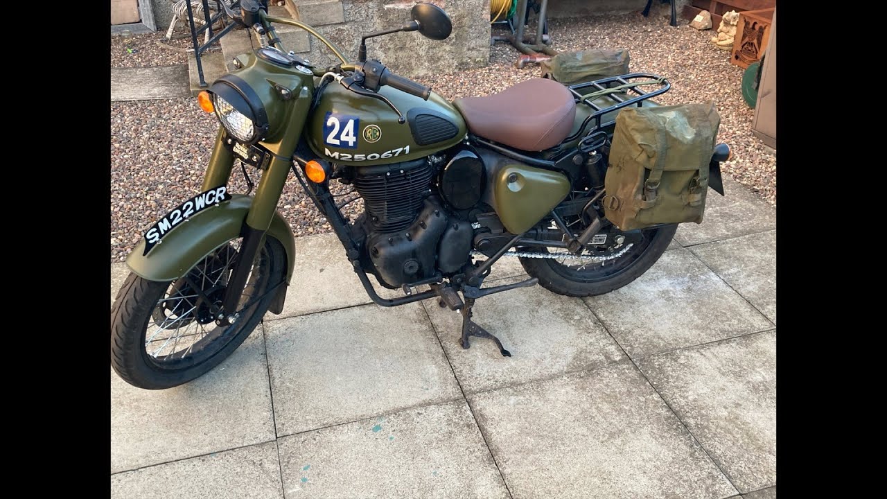 Royal Enfield Classic 350; DIY  Army Special! Pt 1of 4