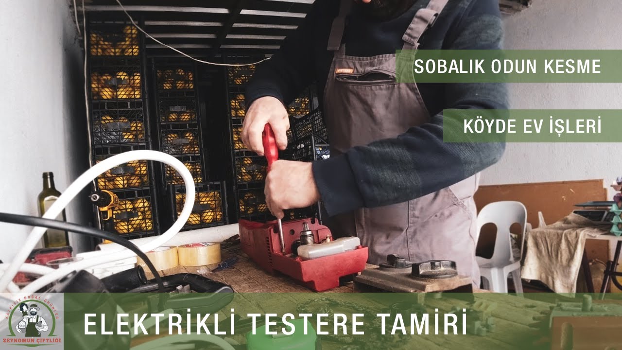 Elektrikli Testere Tamiri | Sobalık Odun Kesme | Köyde Ev İşleri