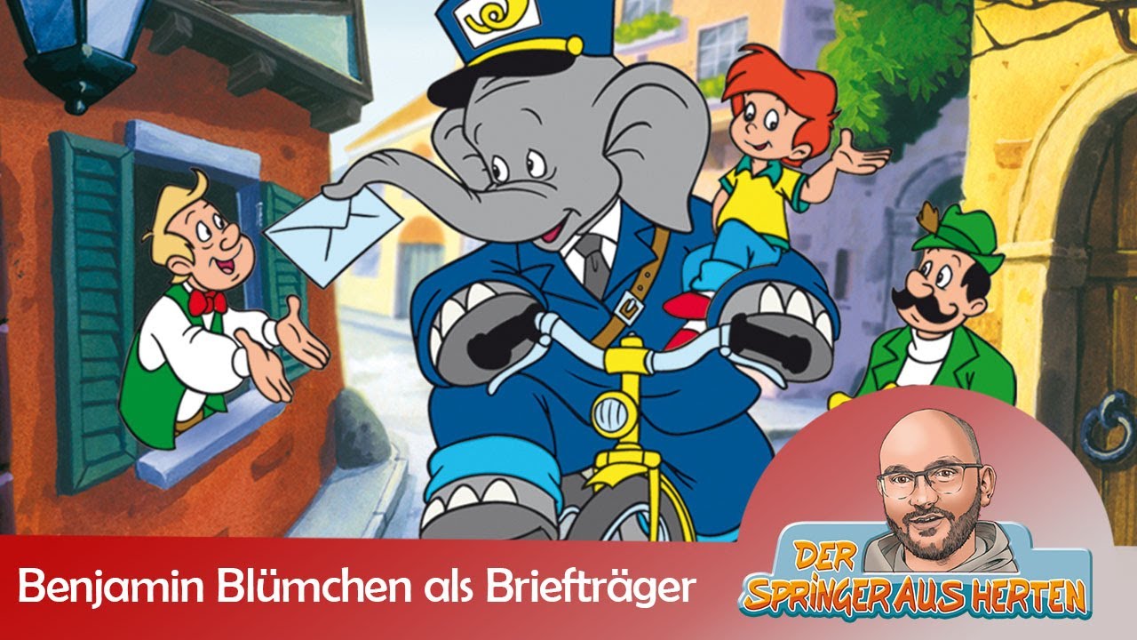 Benjamin Blümchen - Der Springer kommentiert: Folge 12 - als Briefträger /danach kompl. Hörspiel