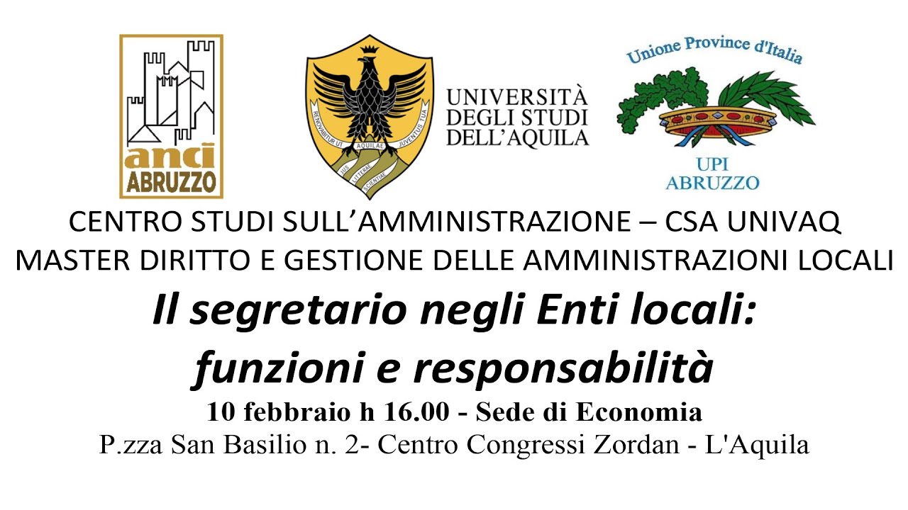 Il segretario negli enti locali: funzioni e responsabilità