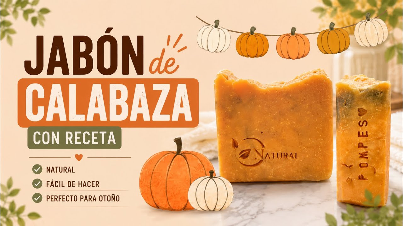 JABÓN de Calabaza 🎃 Qué hacer con una traza extrema. Fail que acabó bien. #tutorial