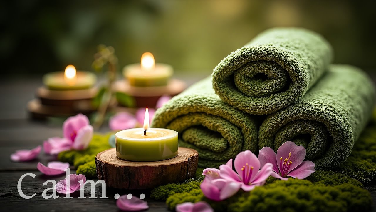 🌿 Relaxing Bamboo Waterfall Sounds | Calming Nature Ambience for Sleep, Meditation & Stress Relief