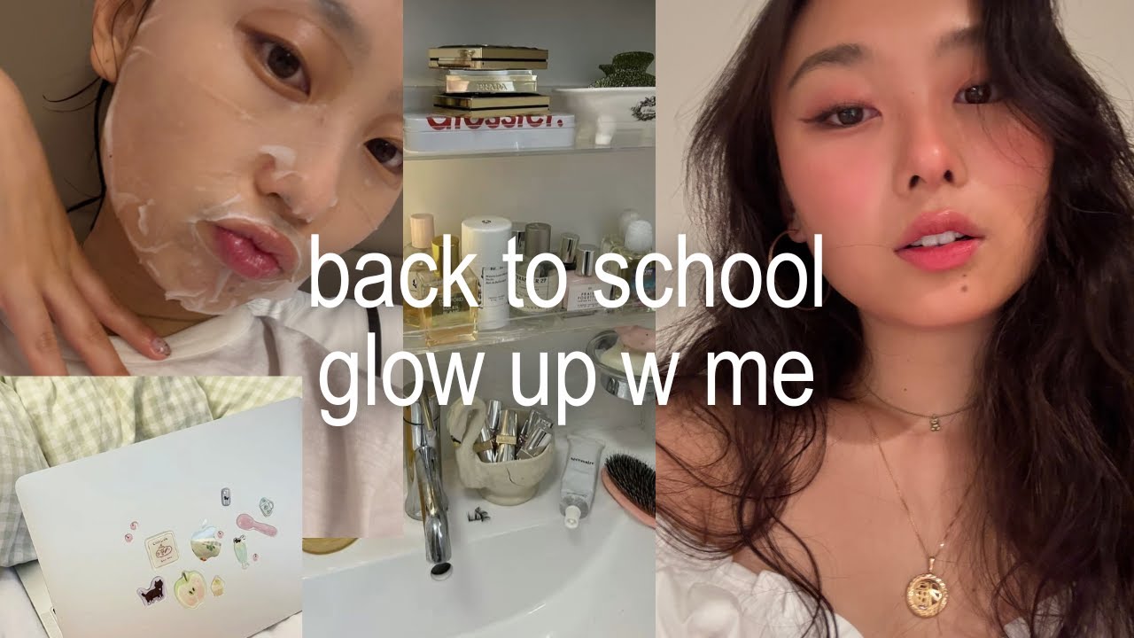 a yale student's glow up for back to school | updated skincare + makeup, study routine, workout