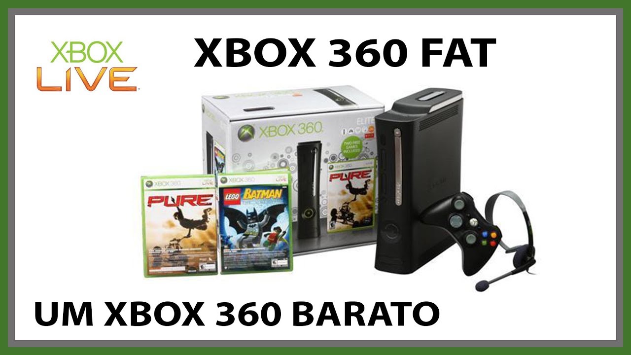 Xbox 360 Fat - Uma boa pedida para quem esta meio sem grana  • (nº1178)