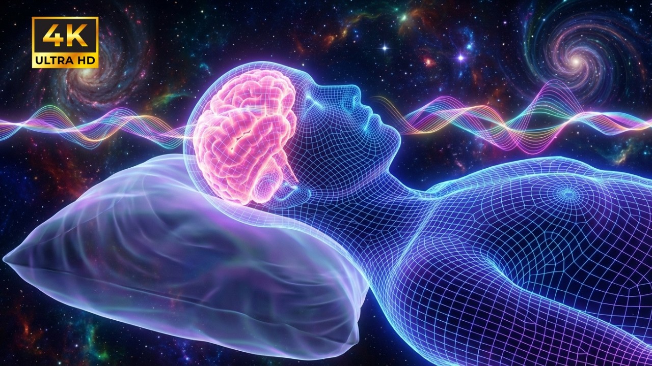 963Hz + 528Hz | Repair Body, Mind and DNA While You Sleep | Deep Healing Sleep.