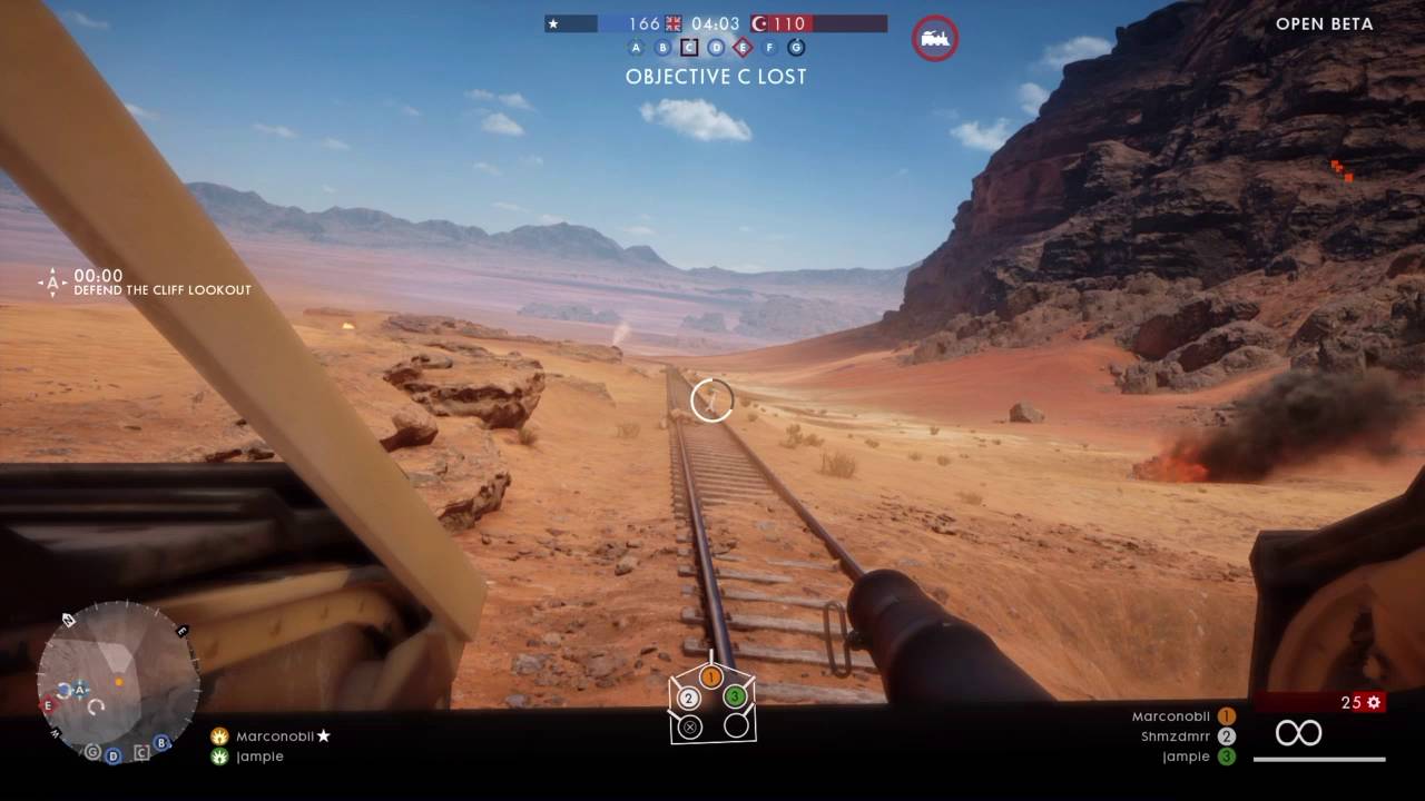 BF1 Tank Rush