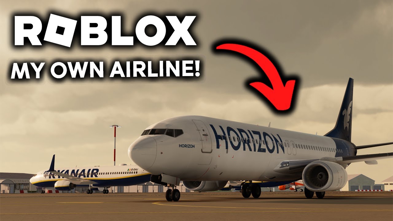 ЛЕТАЮ НА СОБСТВЕННОЙ АВИАКОМПАНИИ ROBLOX!