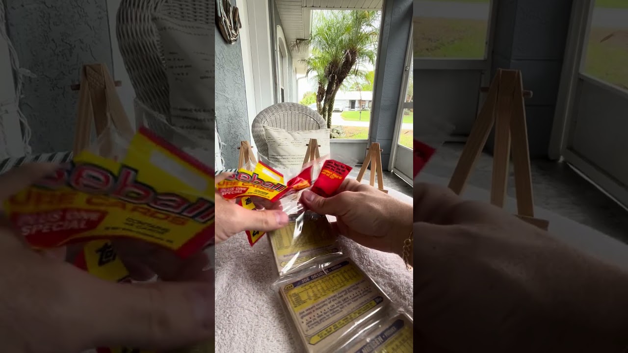 1987 Topps Baseball 48-Card Rack Pack opening from the Rack Pack Box!!!!!