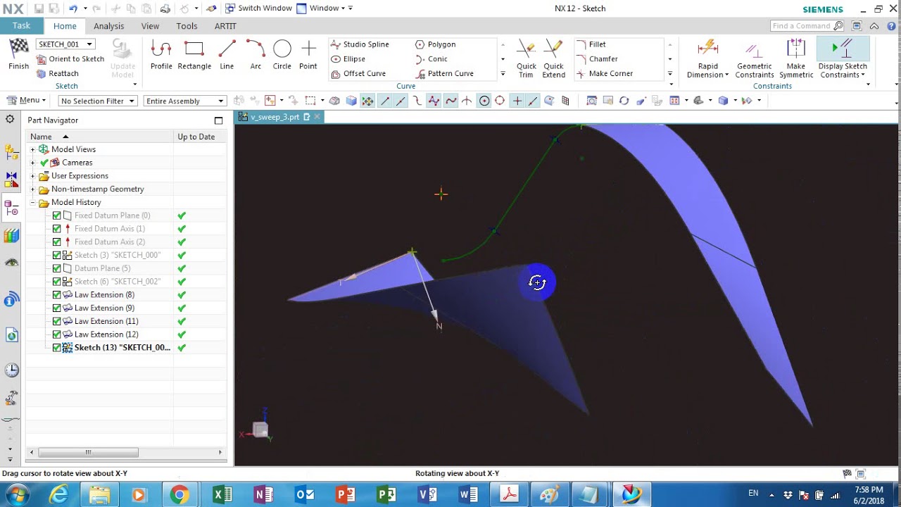 NX12 Variational Sweep